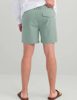 Huk Gear Shorts-Next Level Camp Short Silver Blue