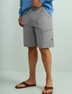 Huk Gear Shorts-Next Level 10.5-inch Short Overcast Grey