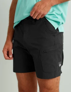 Huk Gear Shorts-Next Level 7-inch Short Black