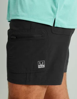 Huk Gear Shorts-Next Level 7-inch Short Black