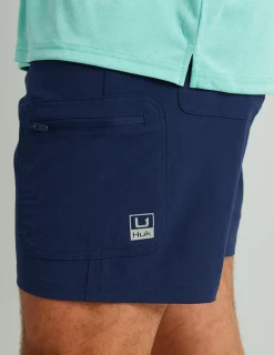 Huk Gear Shorts-Next Level 7-inch Short Naval Academy