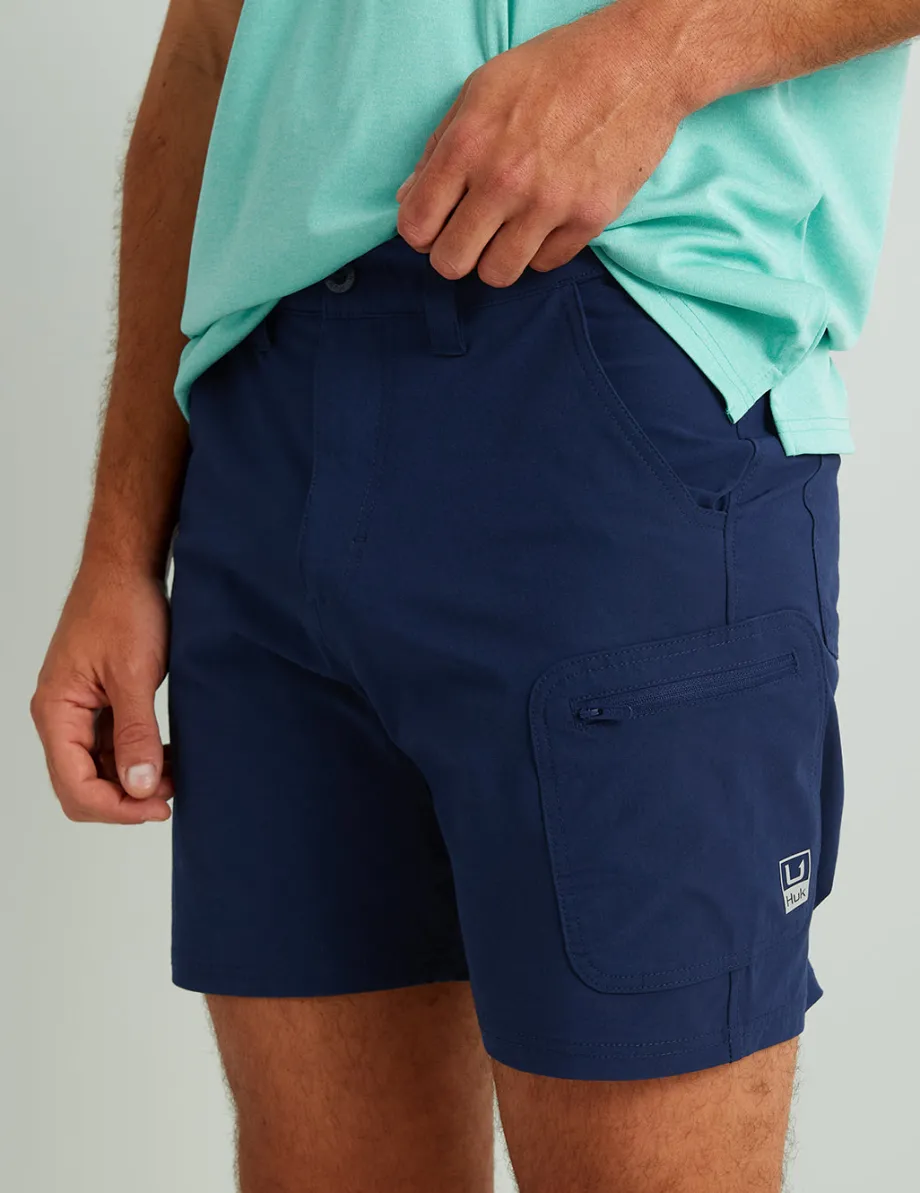 Huk Gear Shorts-Next Level 7-inch Short Naval Academy