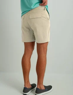Huk Gear Shorts-Next Level 7-inch Short Khaki