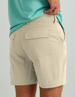 Huk Gear Shorts-Next Level 7-inch Short Khaki