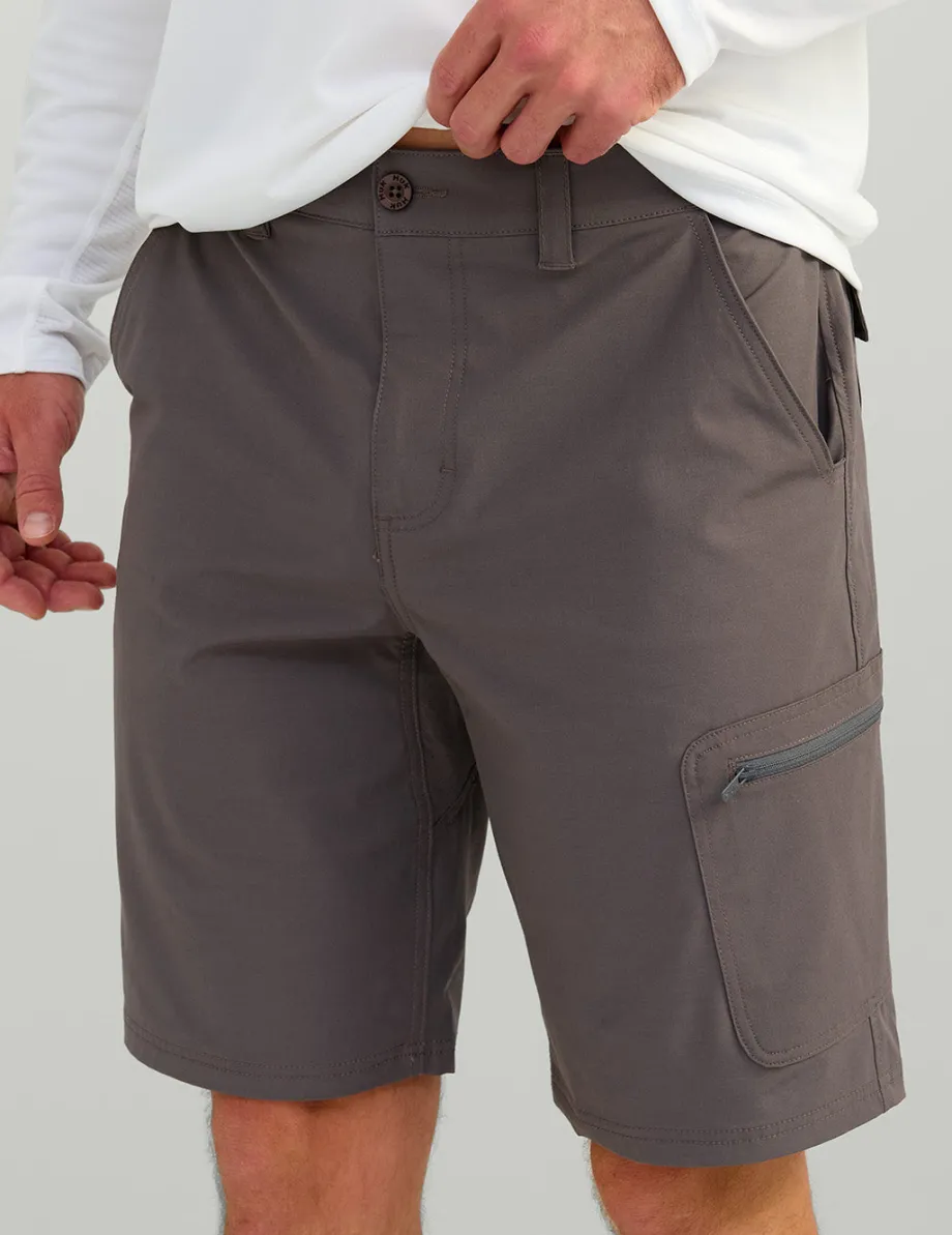 Huk Gear Shorts-Next Level 10.5-inch Short Iron