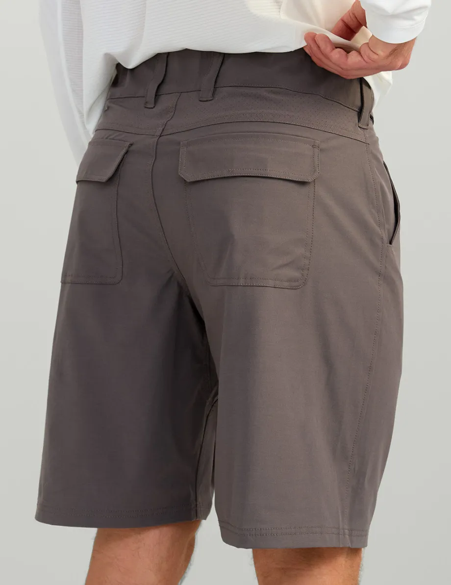 Huk Gear Shorts-Next Level 10.5-inch Short Iron