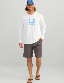 Huk Gear Shorts-Next Level 10.5-inch Short Iron