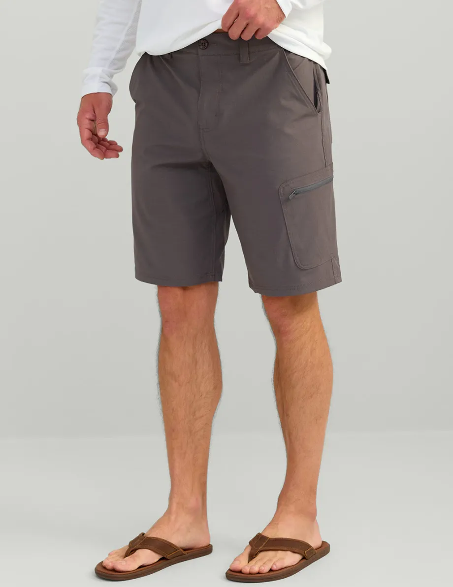 Huk Gear Shorts-Next Level 10.5-inch Short Iron