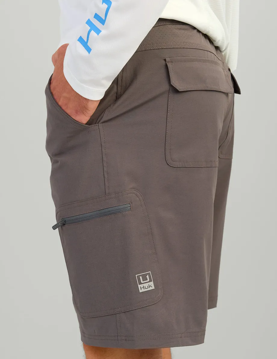 Huk Gear Shorts-Next Level 10.5-inch Short Iron