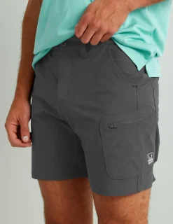 Huk Gear Shorts-Next Level 7-inch Short Iron