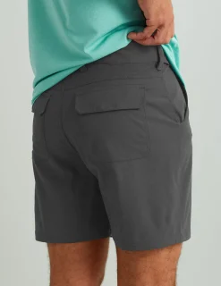 Huk Gear Shorts-Next Level 7-inch Short Iron
