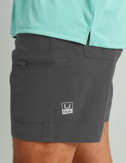Huk Gear Shorts-Next Level 7-inch Short Iron