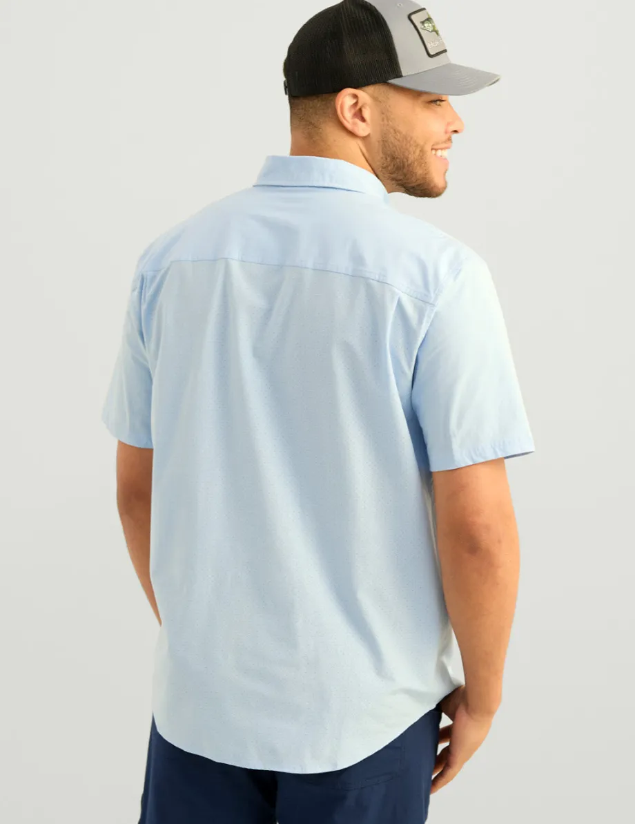 Huk Gear Button Downs-Next Level Short Sleeve Button-Down Windsurfer