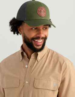 Huk Gear Button Downs-Next Level Short Sleeve Button-Down Marl