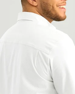 Huk Gear Button Downs-Next Level Short Sleeve Button-Down White