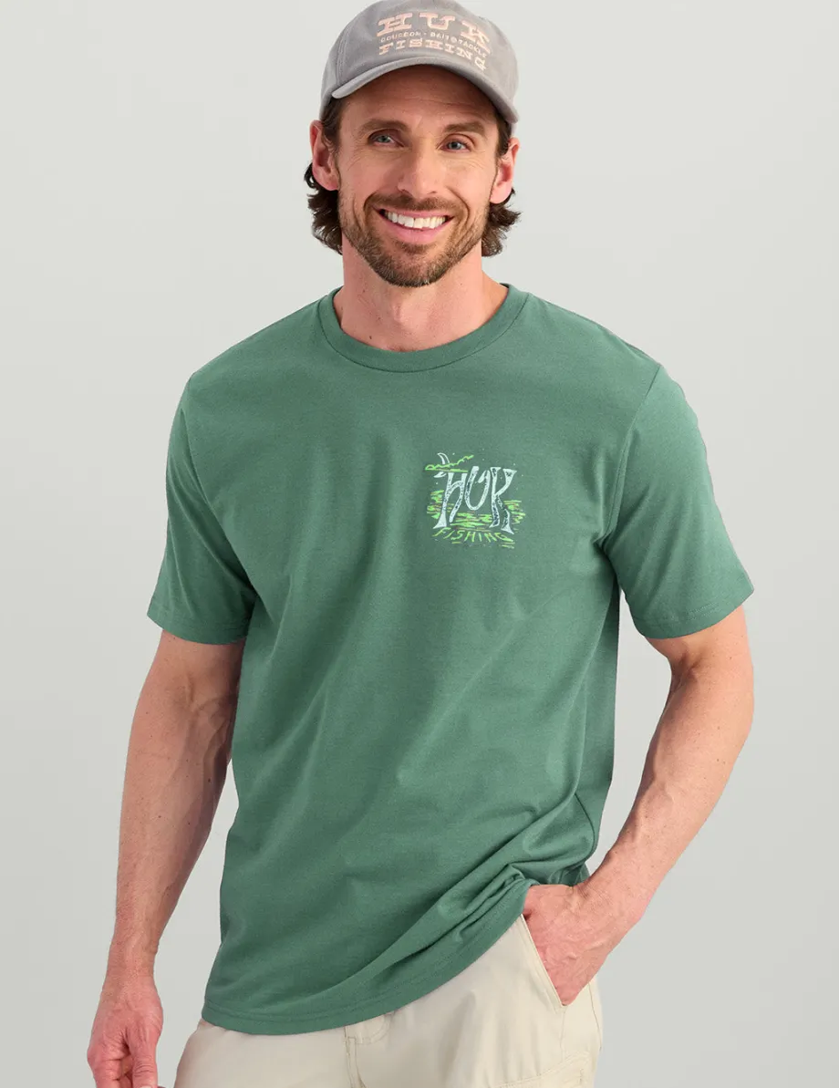 Huk Gear T-Shirts-Night Sword Tee North Atlantic