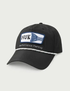 Huk Gear Hats-Patch Performance Rope Hat Black
