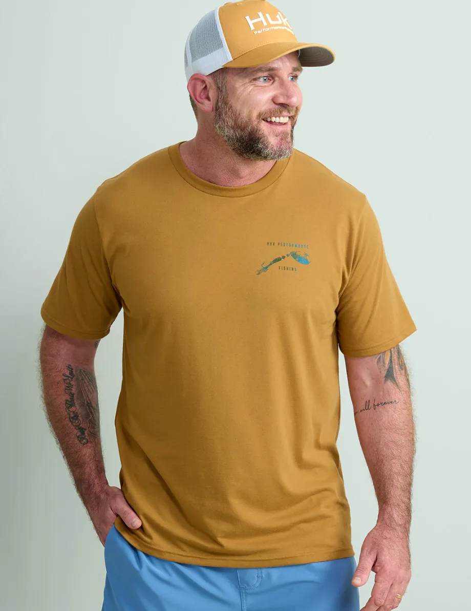Huk Gear Hats-Performance Fishing Trucker Hat Sand Piper