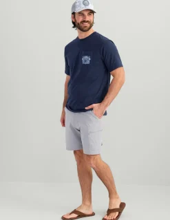 Huk Gear T-Shirts-Permit Sun Pocket Tee Naval Academy