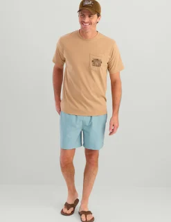 Huk Gear T-Shirts-Permit Sun Pocket Tee Marl
