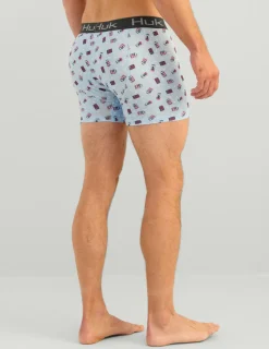 Huk Gear Boxers-Printed Boxer Windsurfer Bass Cans