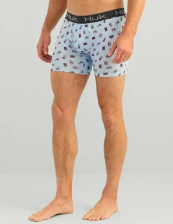 Huk Gear Boxers-Printed Boxer Windsurfer Bass Cans