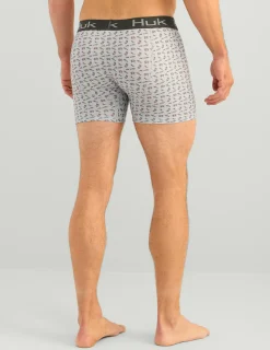 Huk Gear Boxers-Printed Boxer Harbor Mist Raw Bar