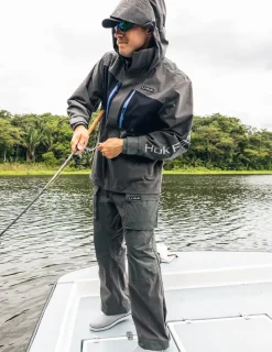 Huk Gear Rainwear-Pro Series Bib Volcanic Ash