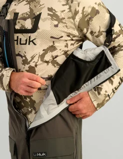 Huk Gear Rainwear-Pro Series Bib Volcanic Ash