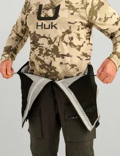 Huk Gear Rainwear-Pro Series Bib Volcanic Ash