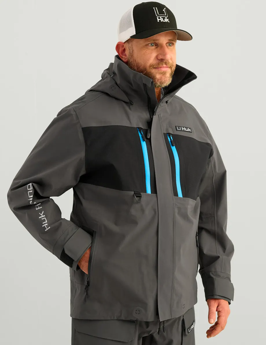 Huk Gear Rainwear-Pro Series Jacket Volcanic Ash