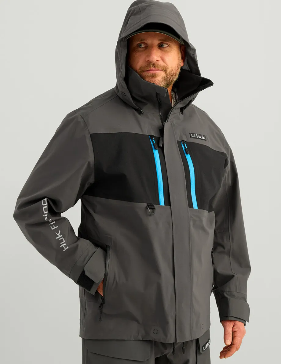 Huk Gear Rainwear-Pro Series Jacket Volcanic Ash