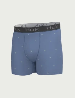 Huk Gear Boxers-Pursuit Performance Boxer Mixed Reels Quiet Harbor