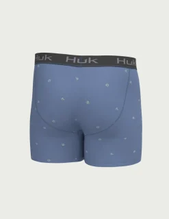Huk Gear Boxers-Pursuit Performance Boxer Mixed Reels Quiet Harbor