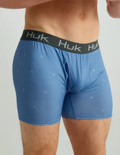 Huk Gear Boxers-Pursuit Performance Boxer Mixed Reels Quiet Harbor