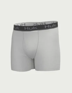 Huk Gear Boxers-Pursuit Performance Boxer Overcast Grey