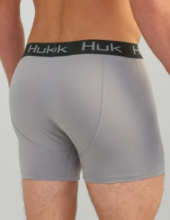Huk Gear Boxers-Pursuit Performance Boxer Overcast Grey
