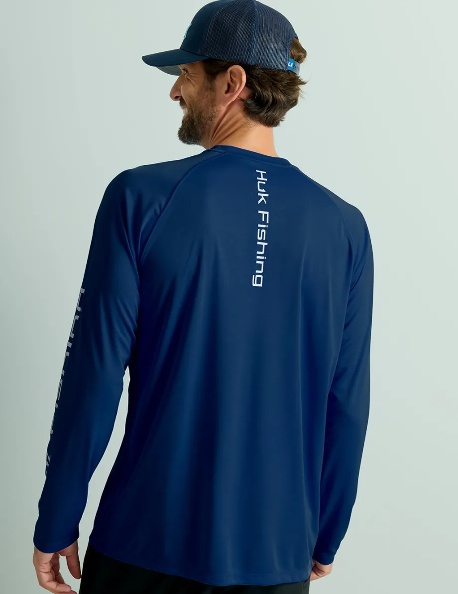 Huk Gear Performance Tops-Pursuit Performance Crew Naval Academy