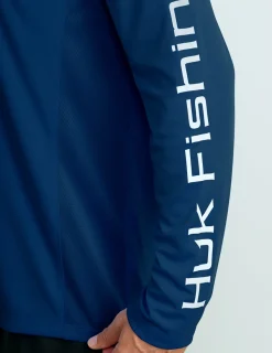 Huk Gear Performance Tops-Pursuit Performance Crew Naval Academy