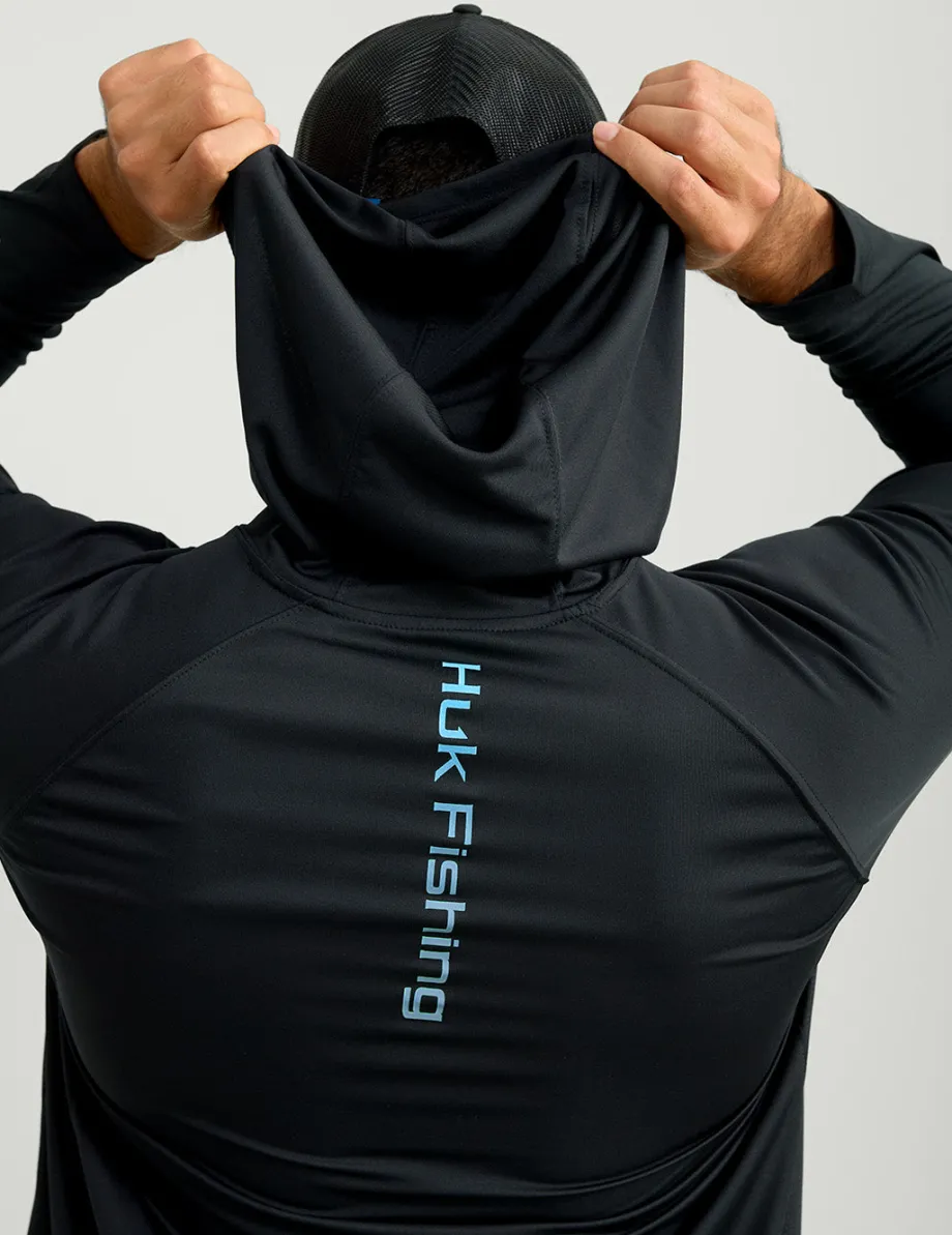 Huk Gear Performance Tops-Pursuit Performance Hoodie Black