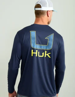 Huk Gear Performance Tops-Pursuit Performance Huk Fill Crew Huk Fill Naval Academy