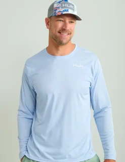 Huk Gear Performance Tops-Pursuit Performance Huk Fill Crew Huk Fill Windsurfer