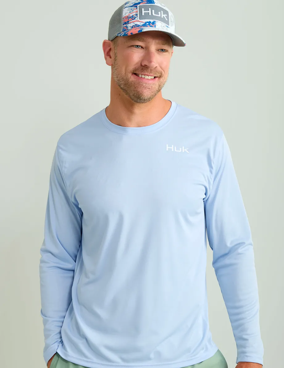 Huk Gear Performance Tops-Pursuit Performance Huk Fill Crew Huk Fill Windsurfer