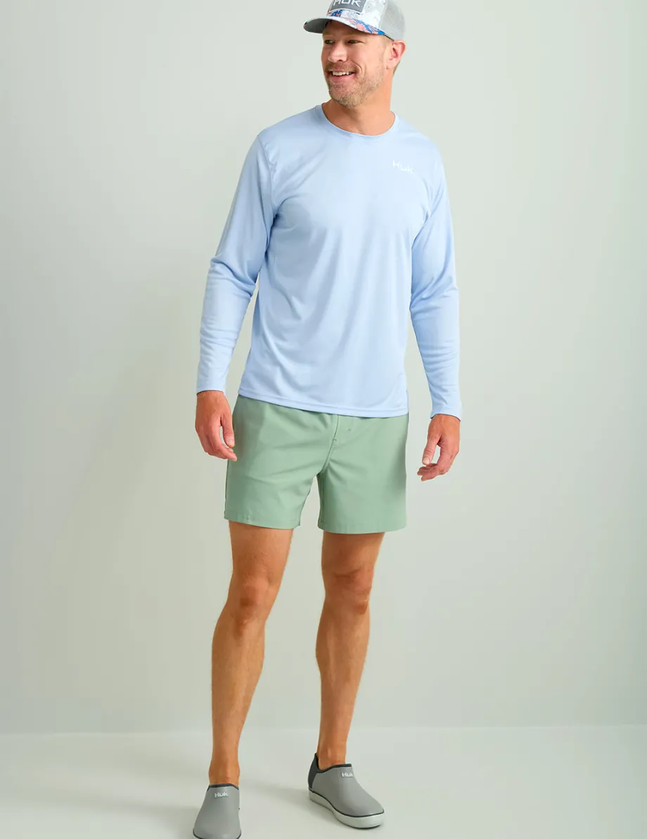 Huk Gear Performance Tops-Pursuit Performance Huk Fill Crew Huk Fill Windsurfer
