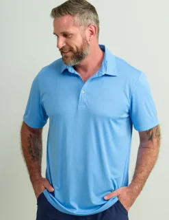Huk Gear Polos-Pursuit Performance Polo Marolina Blue