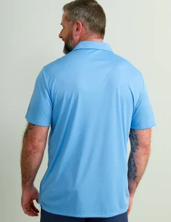 Huk Gear Polos-Pursuit Performance Polo Marolina Blue