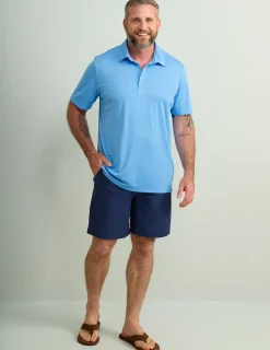 Huk Gear Polos-Pursuit Performance Polo Marolina Blue