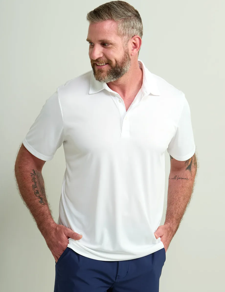 Huk Gear Polos-Pursuit Performance Polo White