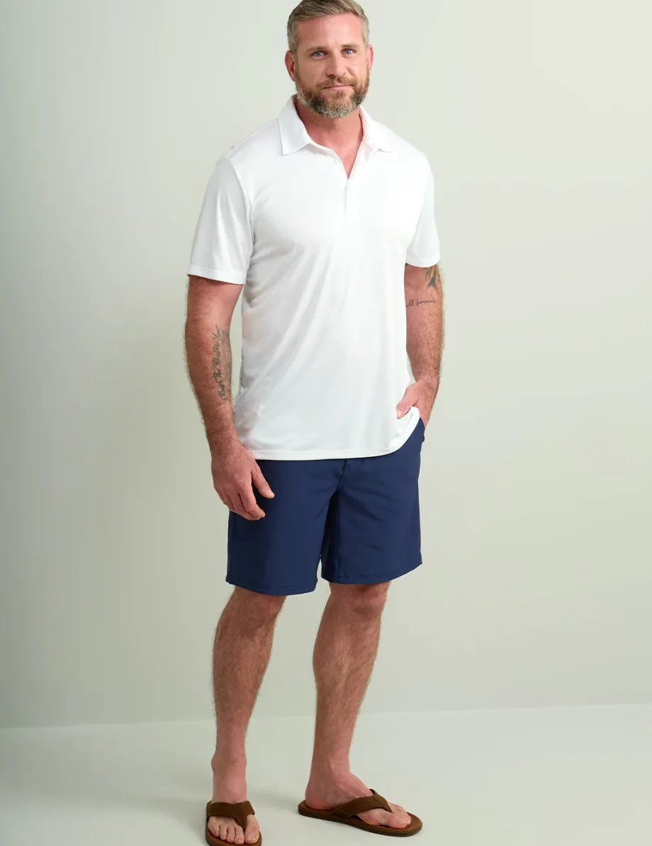 Huk Gear Polos-Pursuit Performance Polo White