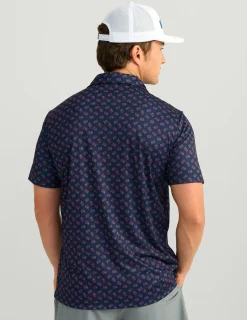 Huk Gear Polos-Pursuit Performance Polo Naval Academy Huk and Bars